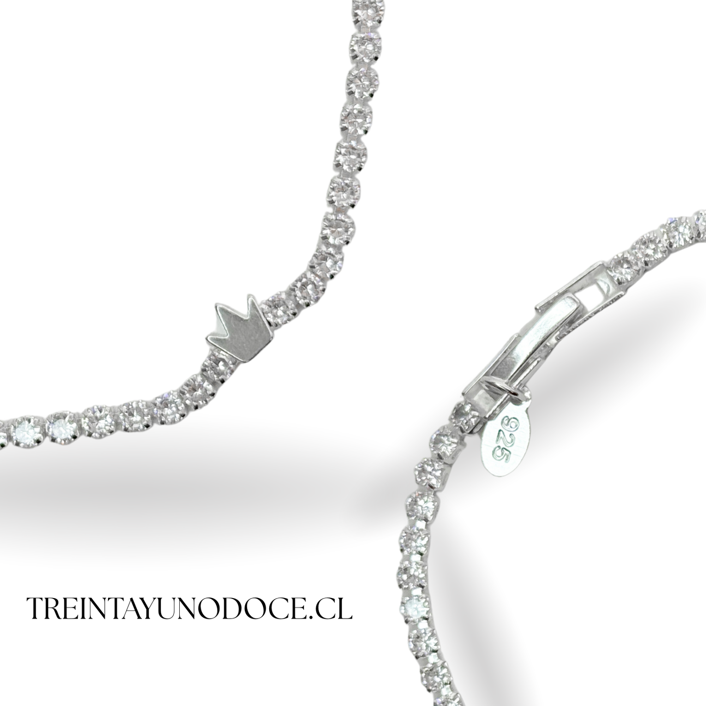 Pulsera tennis crown