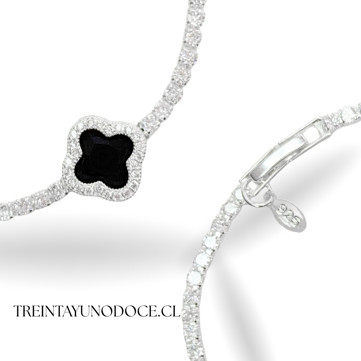 Pulsera tennis ónix