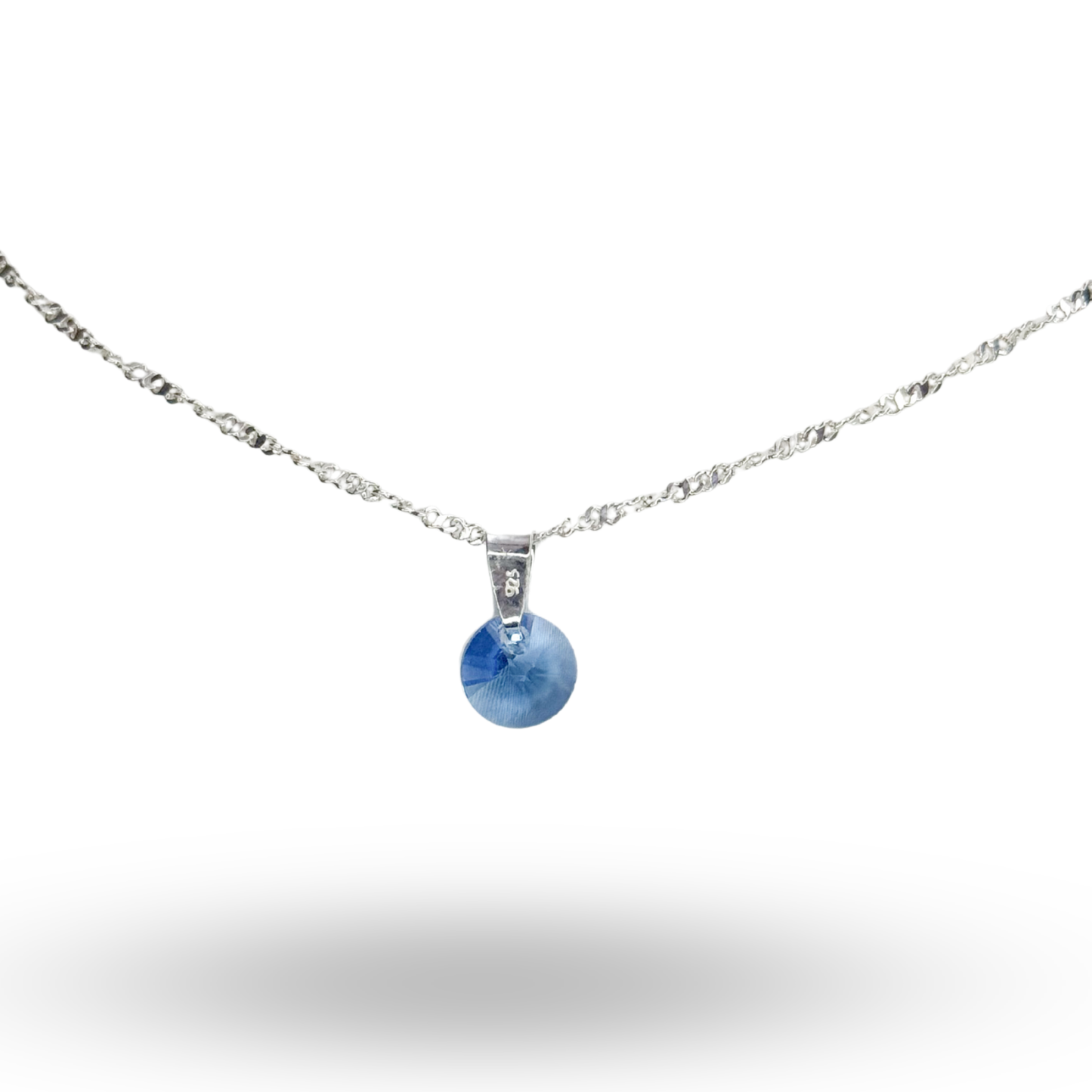 Cadena fina cristal