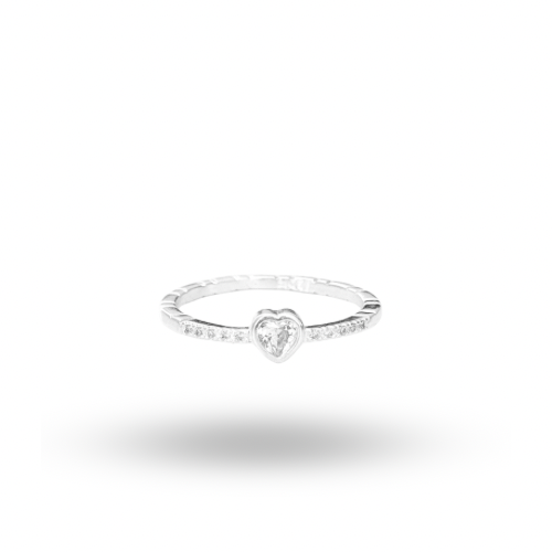 Anillo cintillo heart