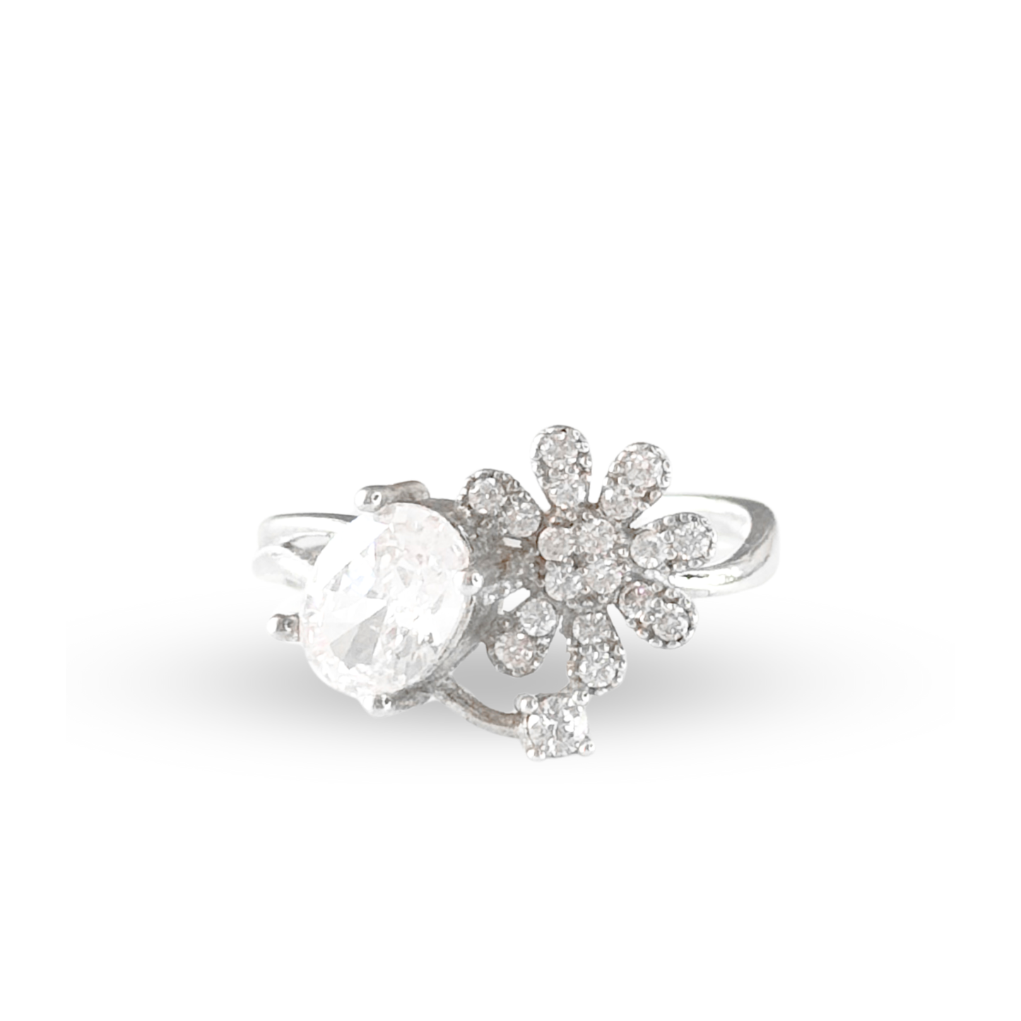 Anillo flor punto