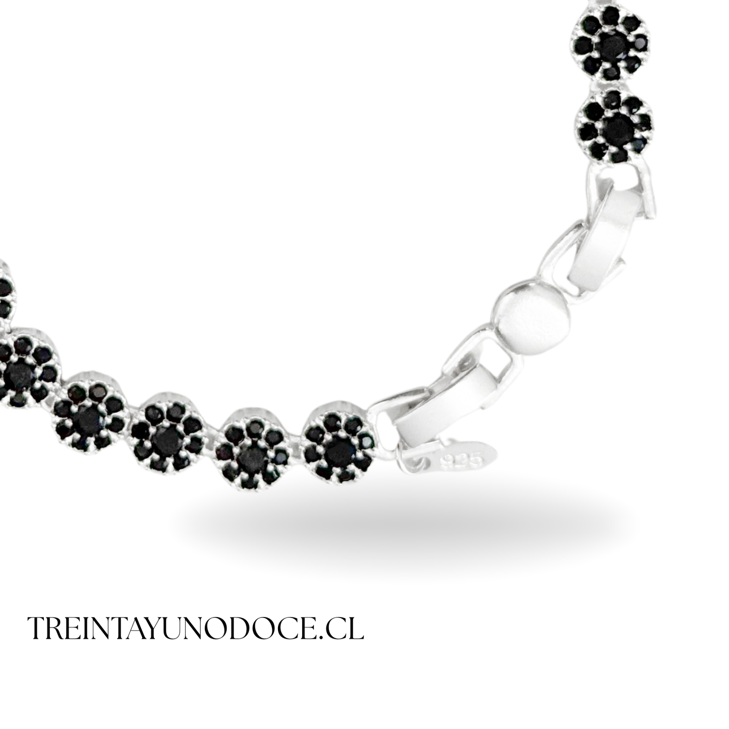 Pulsera tennis black opium