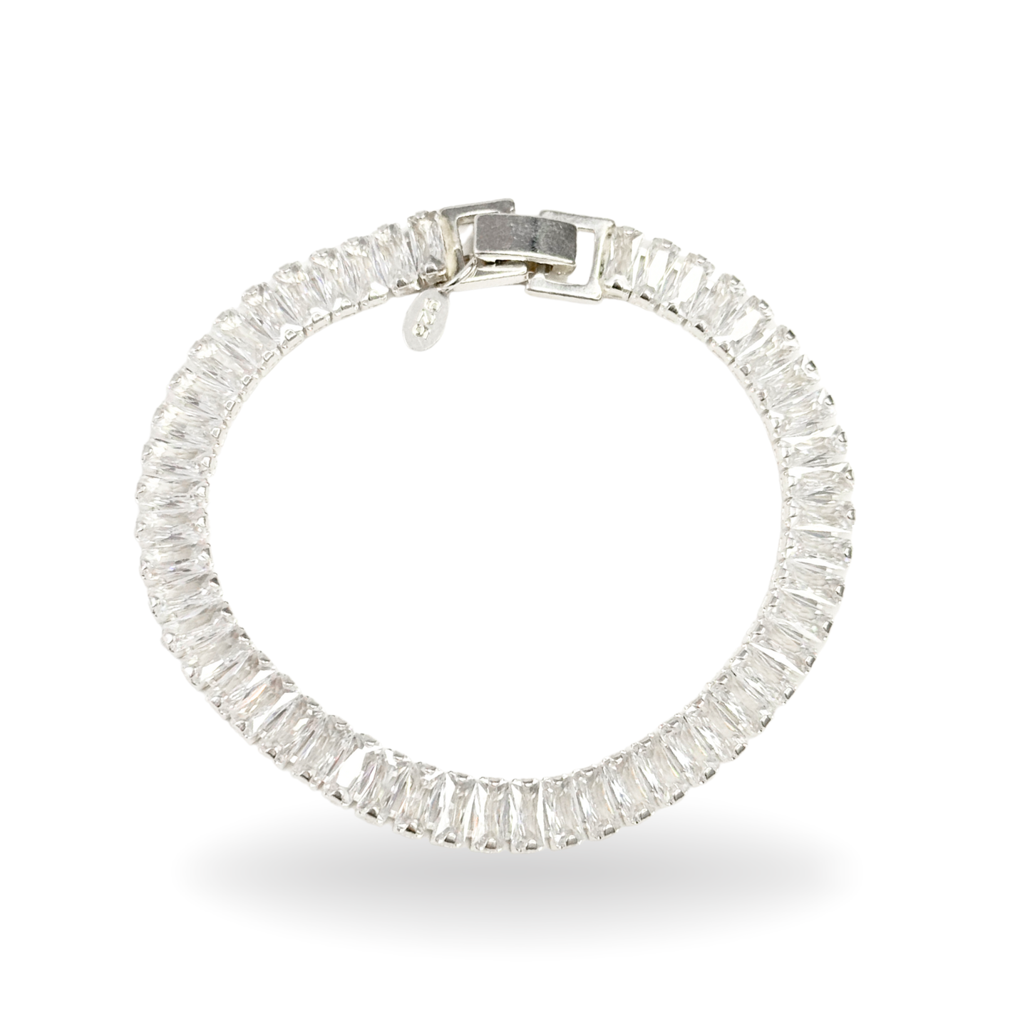 Pulsera tennis rectangular