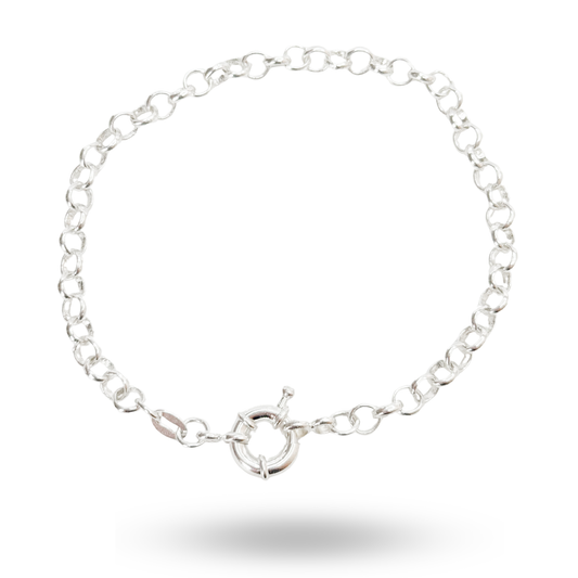 Pulsera rolo broche timón