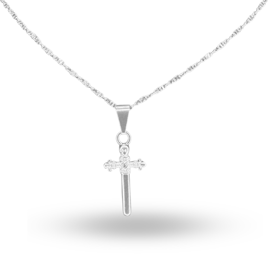 Cadena cruz skull
