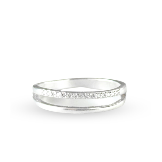 Anillo doble cintillo