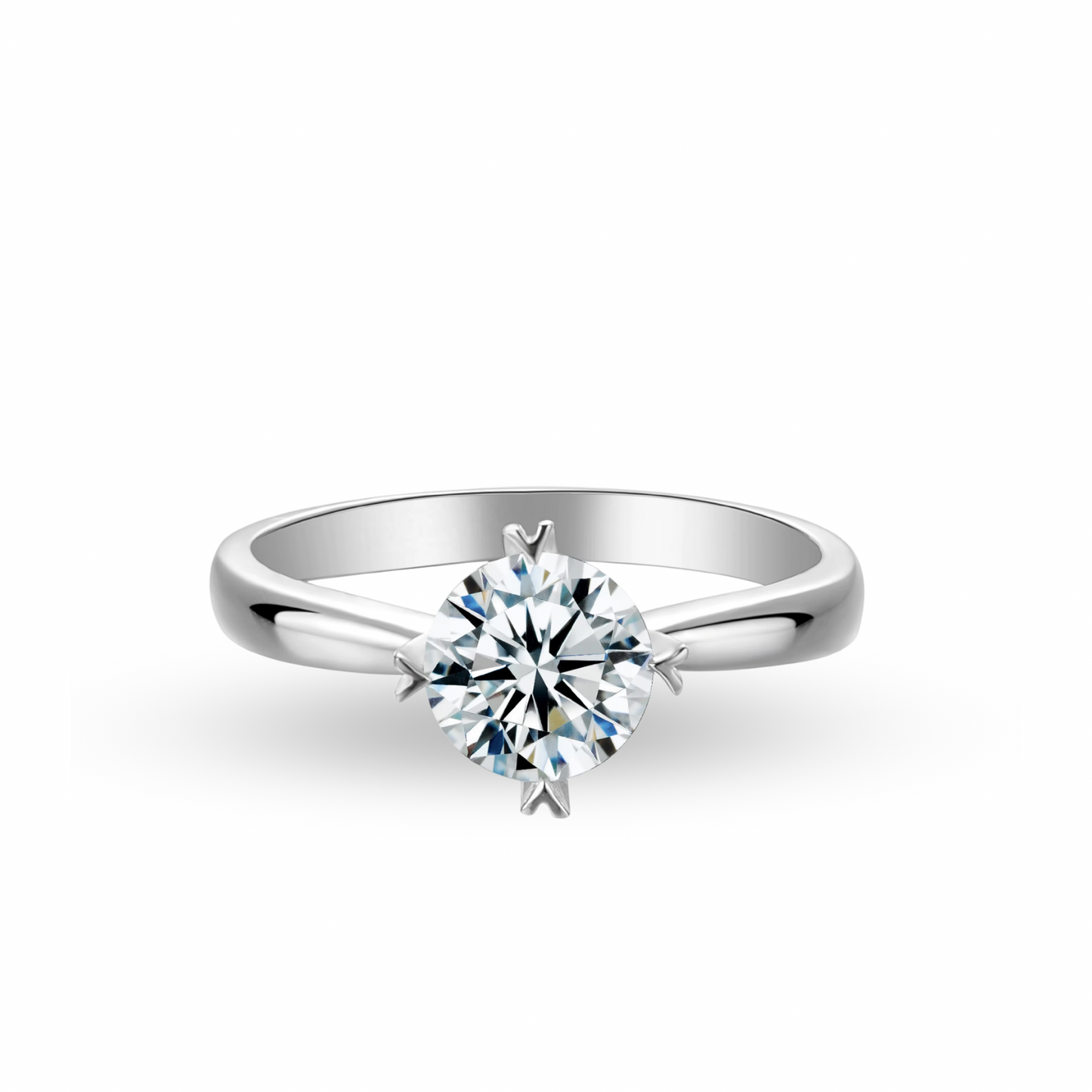 Anillo Moissanita 1 quilate