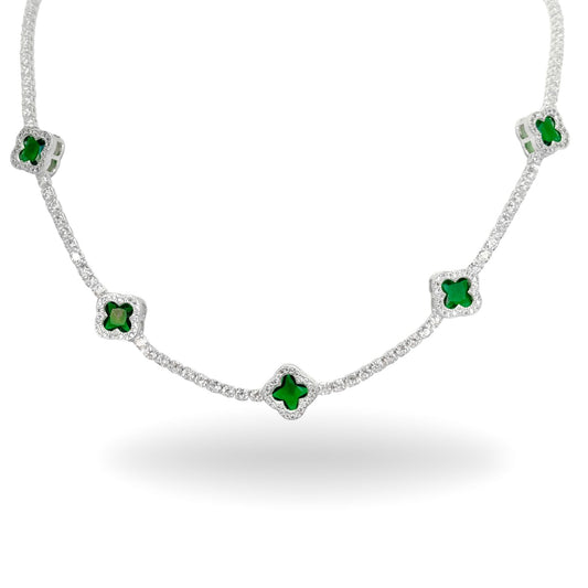 Collar VC verde esmeralda