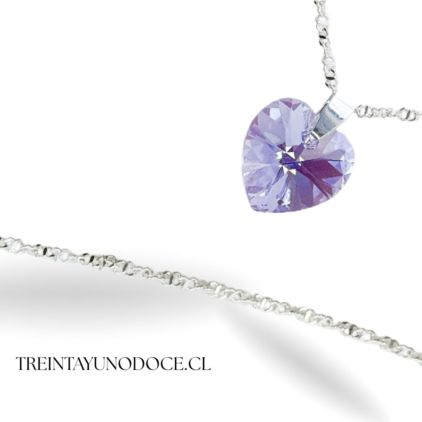 Cadena fina con Cristal Swski original